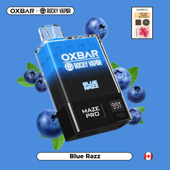 Rocky Vapor OXBAR Maze Pro 10K Disposable - Blue Razz 20mg