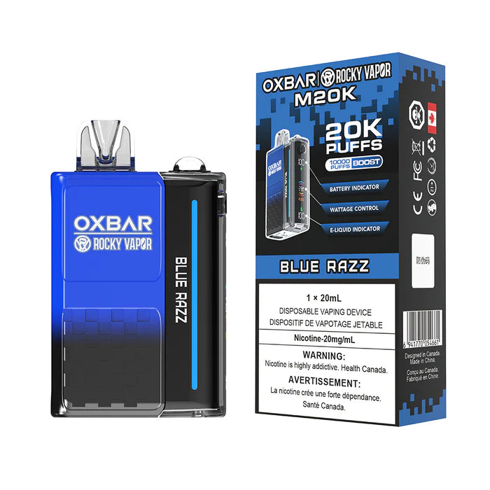 Rocky Vapor OXBAR M20K Disposable - Blue Razz 20mg