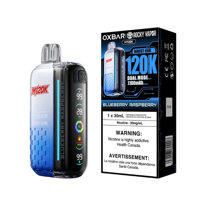 Oxbar M120K Disposable - Blueberry Raspberry 20mg