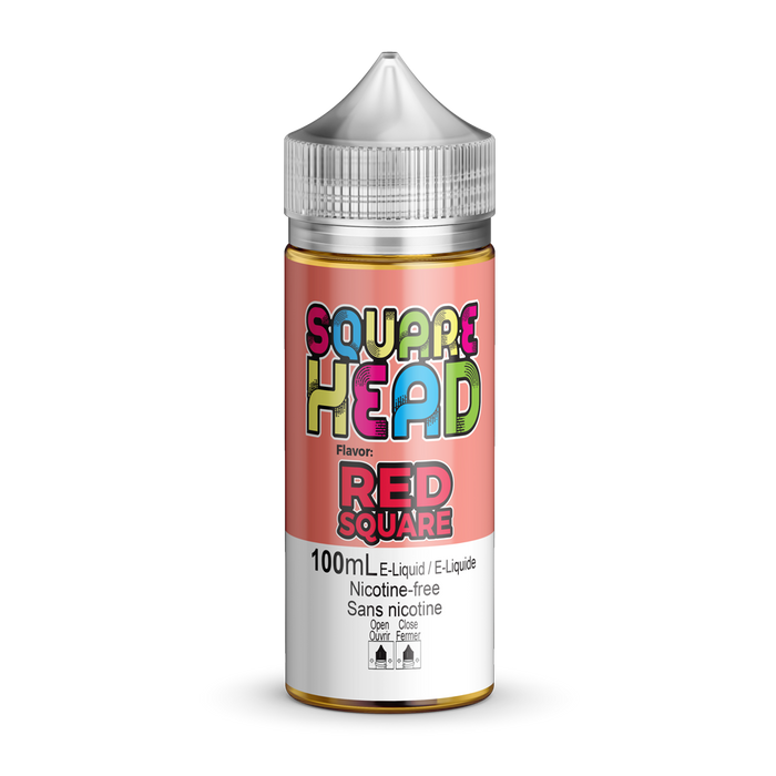 Square Head Red Square 100ml