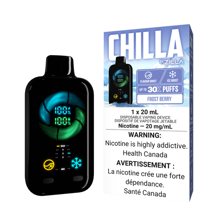 Chilla by Zilla Disposable - Frost Berry 20mg