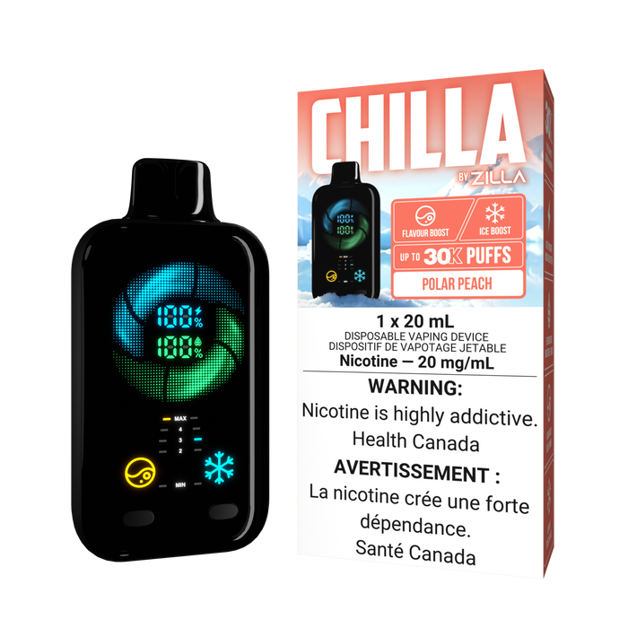 Chilla by Zilla Disposable - Polar Peach 20mg