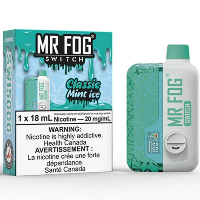 Mr. Fog Switch 15K Disposable - Classic Mint Ice 20mg