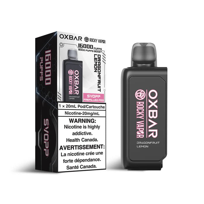 Oxbar Rocky Vapor Svopp Pod - Dragonfruit Lemon 20mg