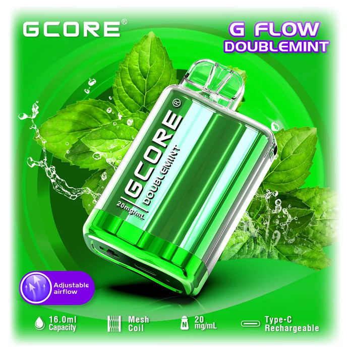 GCORE G7 Flow 7500 Disposable - Doublemint 20mg
