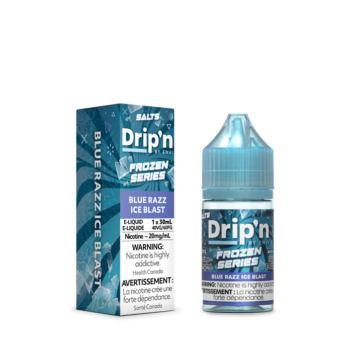 Drip'n by Envi Frozen Salt - Blue Razz Ice Blast 30ml