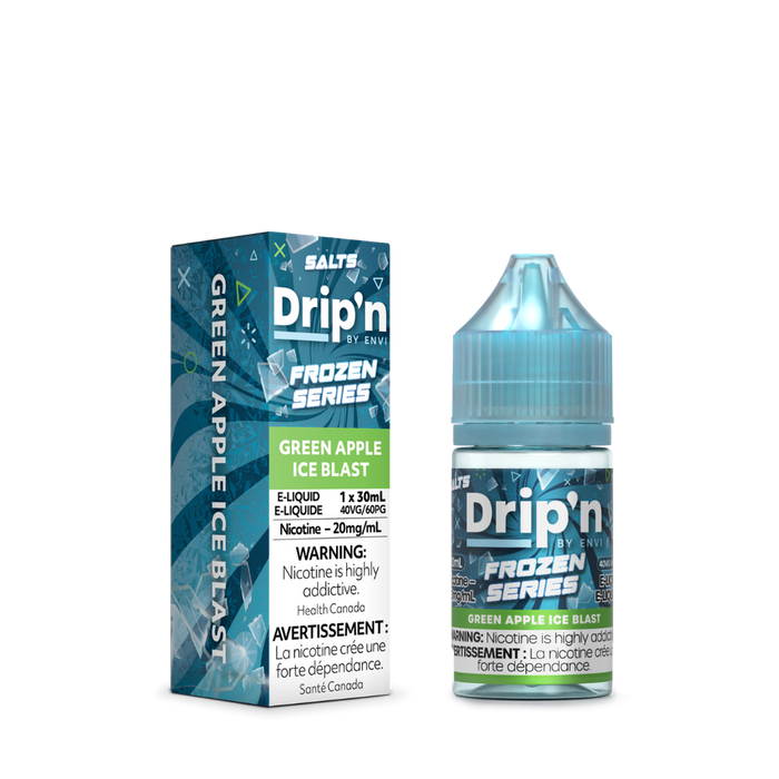 Drip'n by Envi Frozen Salt - Green Apple Ice Blast 30ml