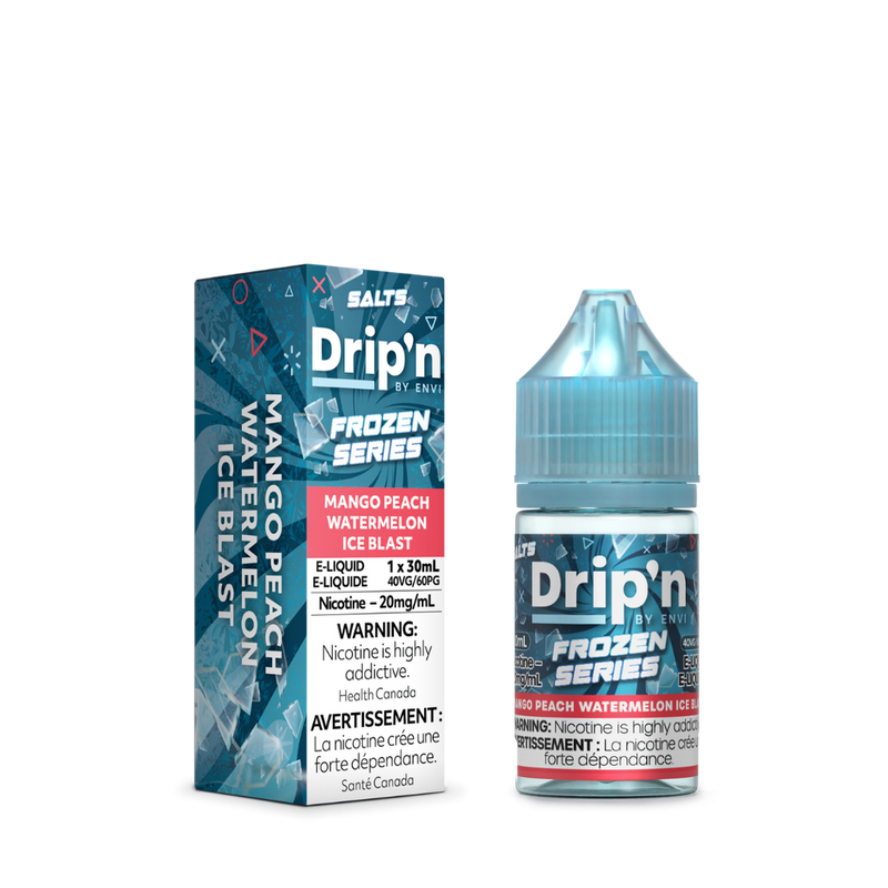 Drip'n by Envi Frozen Salt - Mango Peach Watermelon Ice Blast 30ml