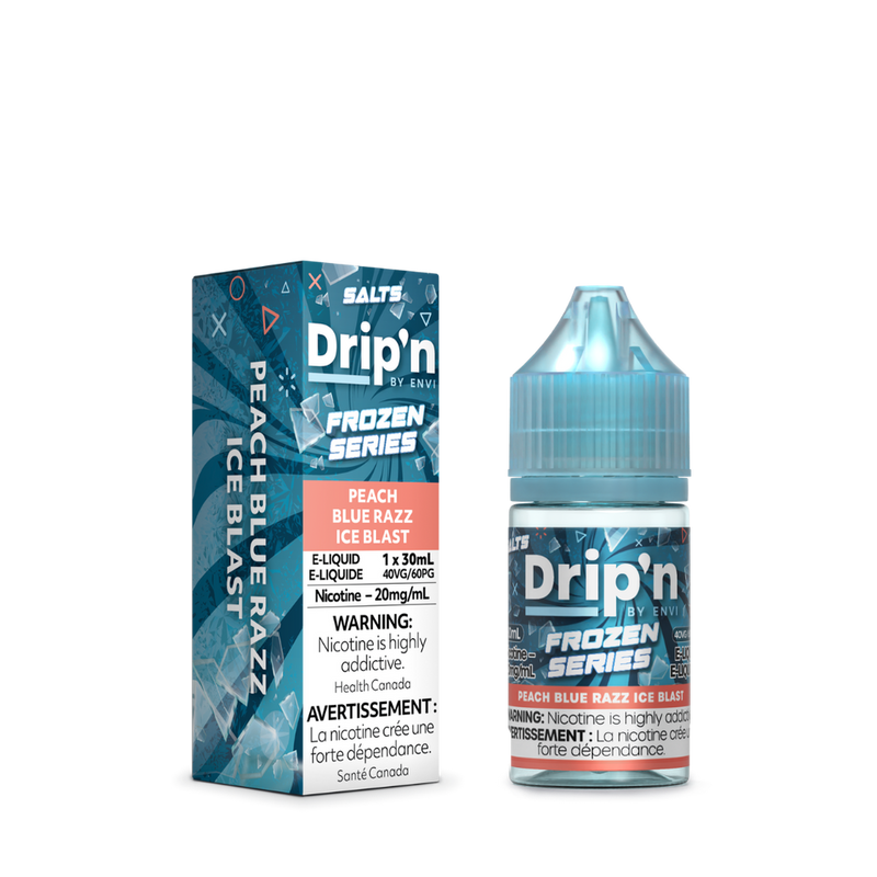 Drip'n by Envi Frozen Salt - Peach Blue Razz Ice Blast 30ml