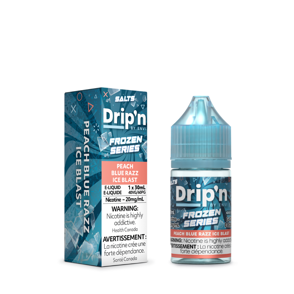Drip'n by Envi Frozen Salt - Peach Blue Razz Ice Blast 30ml — Fat
