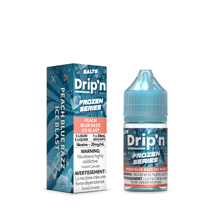 Drip'n by Envi Frozen Salt - Peach Blue Razz Ice Blast 30ml