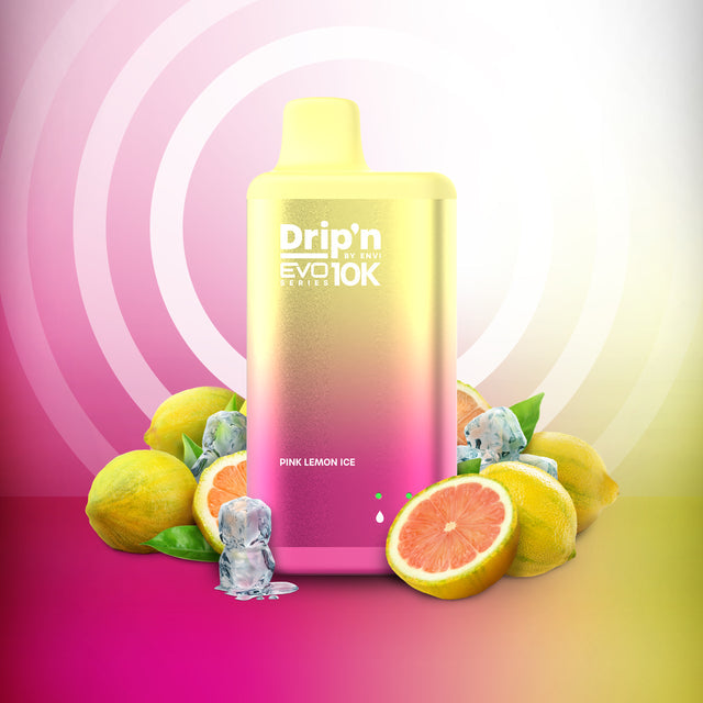 Drip'n by ENVI EVO Series 10k Disposable - Pink Lemon Ice 20mg