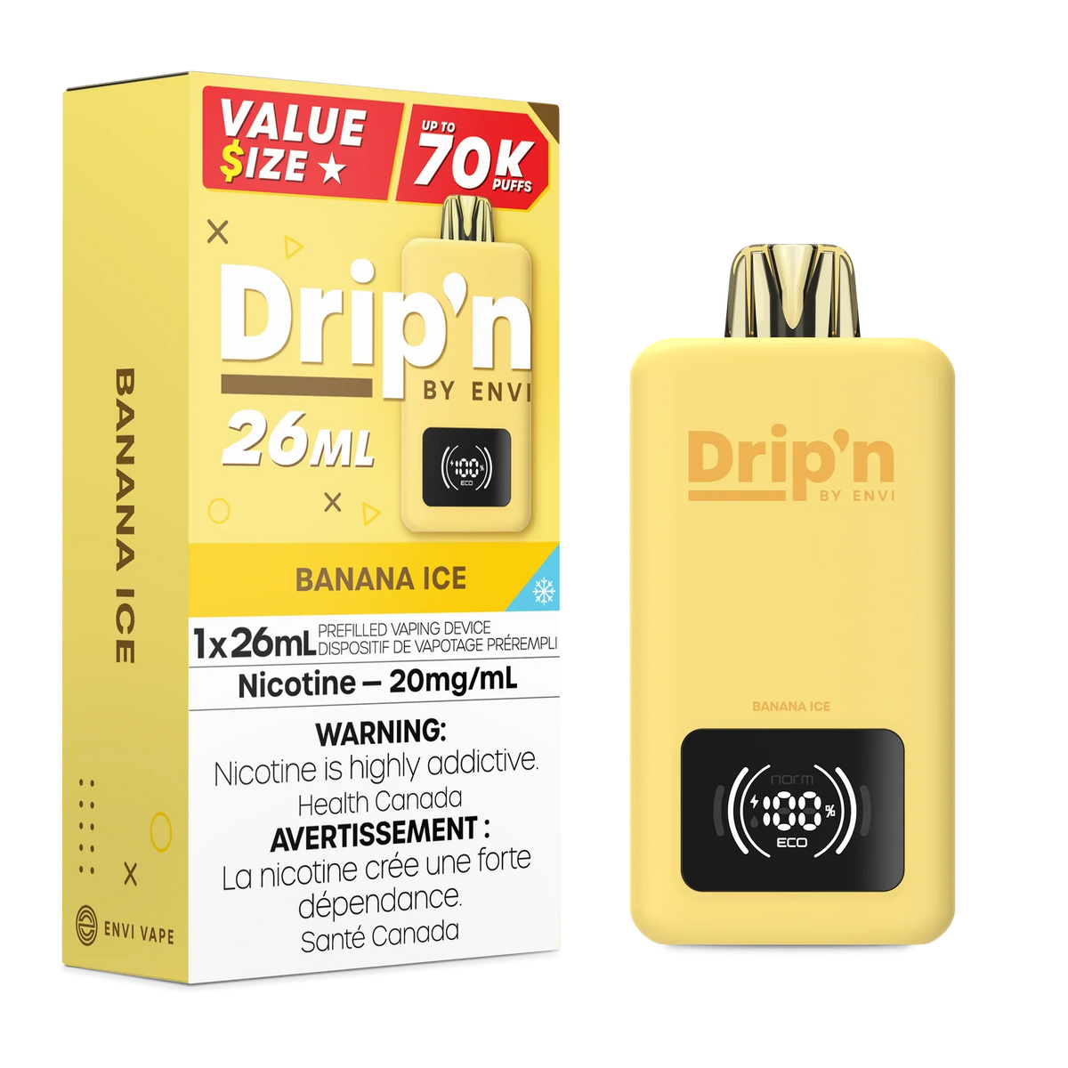 Drip'n by ENVI 70K Disposable