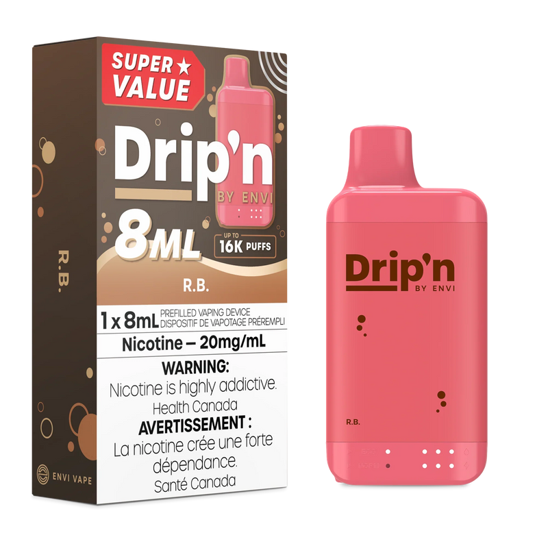 Drip'n by ENVI 16K Disposable - R.B. 20mg