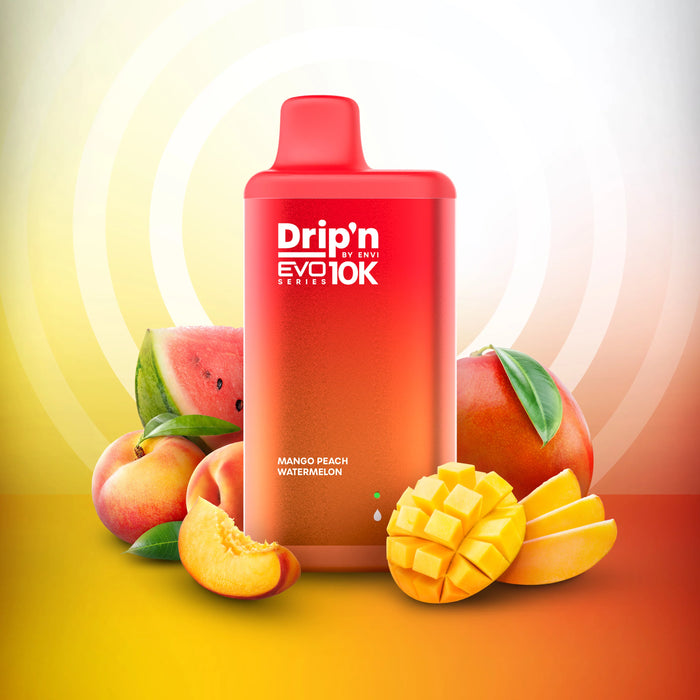 Drip'n by ENVI EVO Series 10k Disposable - Mango Peach Watermelon 20mg