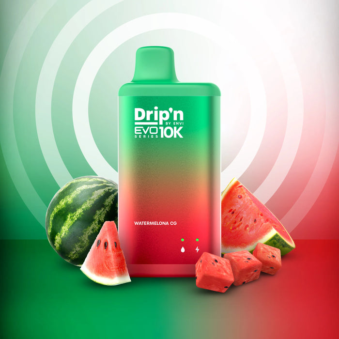 Drip'n by ENVI EVO Series 10k Disposable - Watermelona CG 20mg