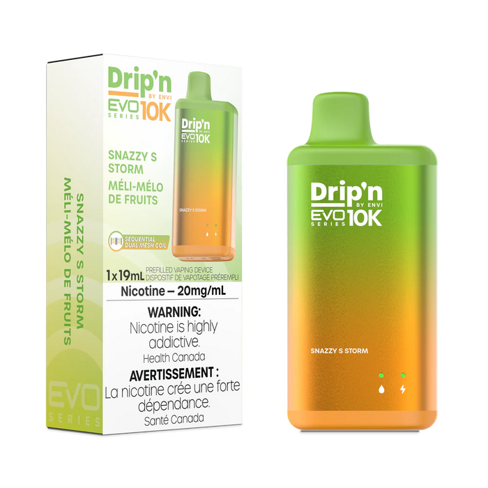 Drip'n by ENVI EVO Series 10k Disposable - Snazzy S Storm 20mg