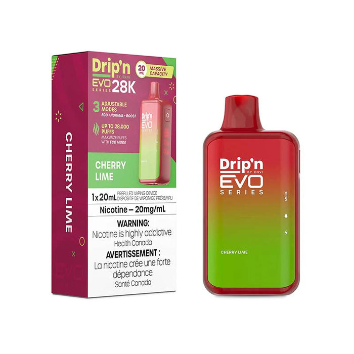 Drip'n by ENVI EVO Series 28K Disposable - Cherry Lime 20mg