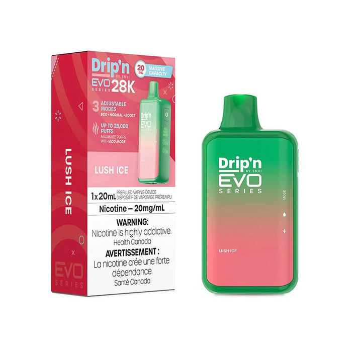 Drip'n by ENVI EVO Series 28K Disposable - Lush Ice 20mg