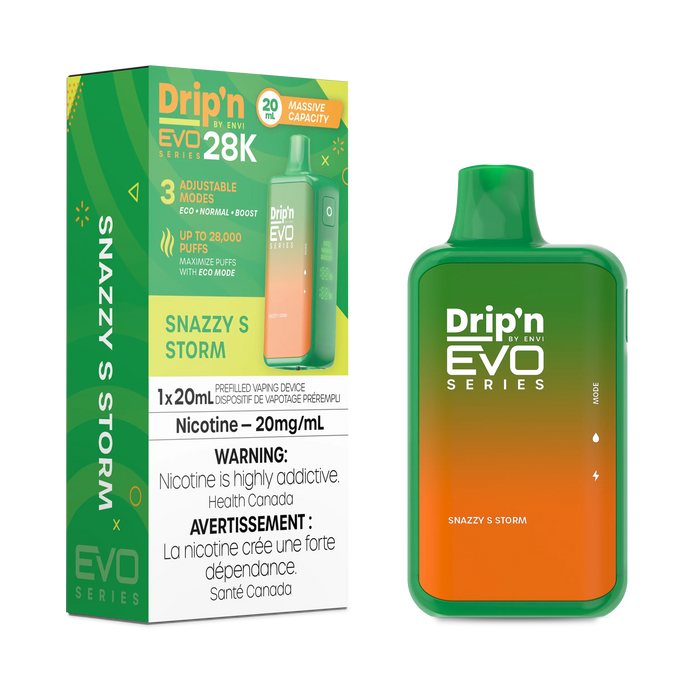 Drip'n by ENVI EVO Series 28K Disposable - Snazzy S Storm 20mg