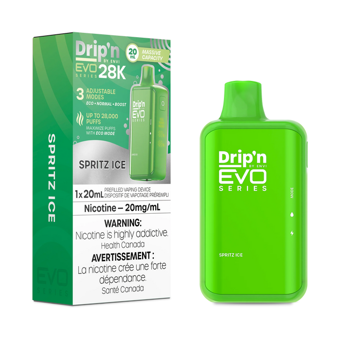 Drip'n by ENVI EVO Series 28K Disposable - Spritz Ice 20mg