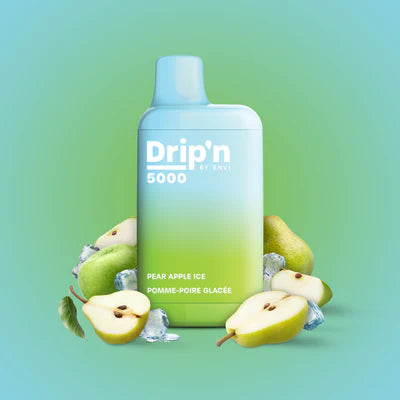 Drip'n by ENVI 5000 Disposable - Pear Apple Ice 20mg
