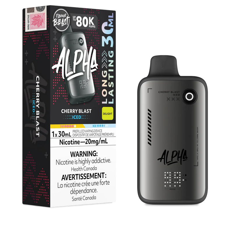 Flavour Beast Alpha 80K Disposable  - Cherry Blast Iced 20mg