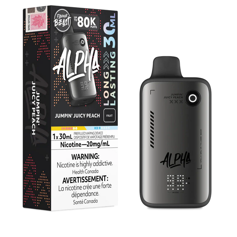 Flavour Beast Alpha 80K Disposable  - Jumpin' Juicy Peach 20mg