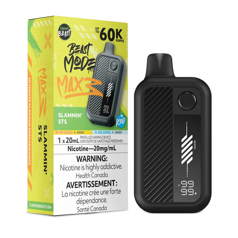 Flavour Beast Beast Mode Max 3 Disposable - Slammin' STS Iced 20mg
