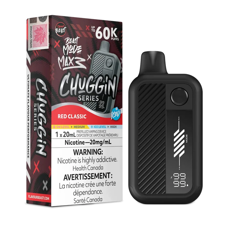 Flavour Beast Beast Mode Max 3 Disposable - Chuggin' Red Classic Iced 20mg