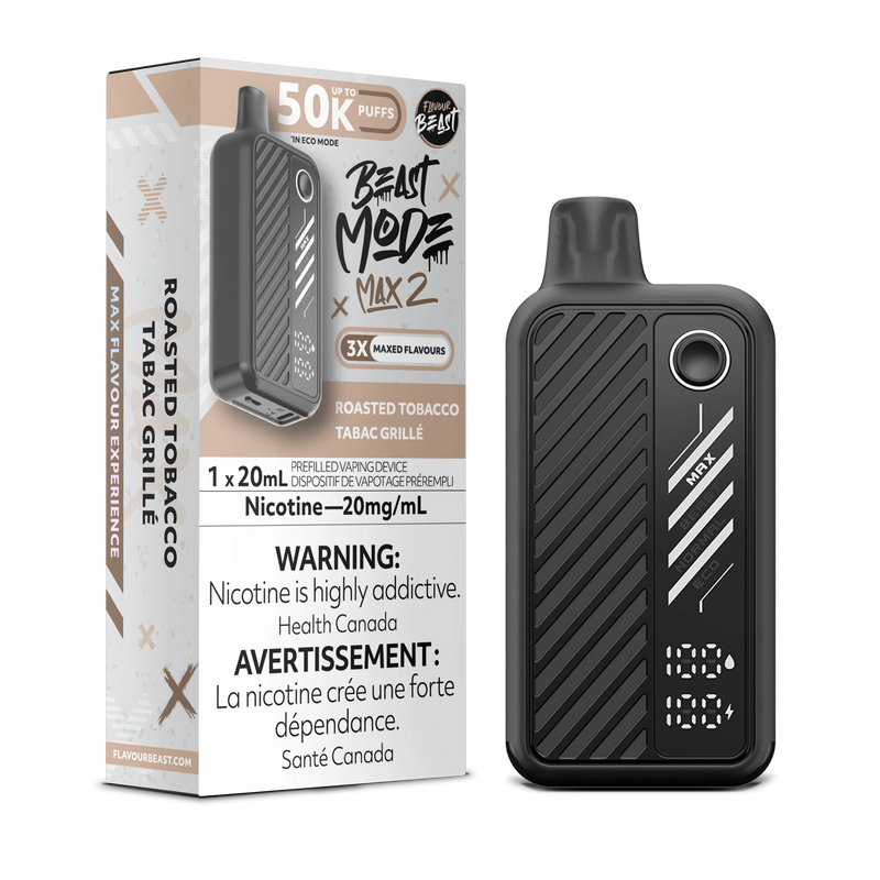 Flavour Beast Beast Mode Max 2 Disposable - Roasted Tobacco 20mg