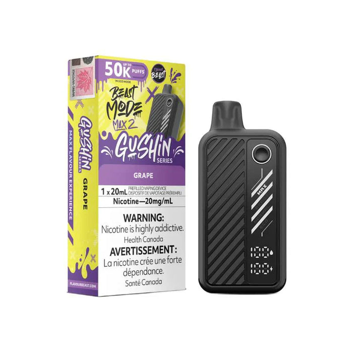 Flavour Beast Beast Mode Max 2 Disposable - Gushin' Grape 20mg