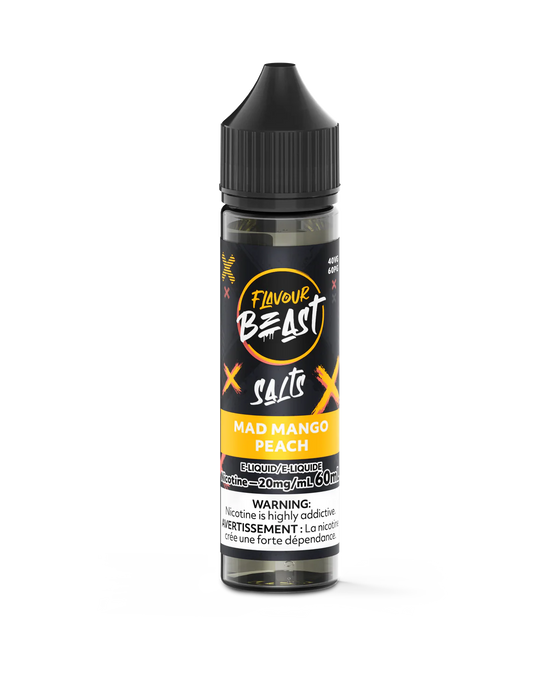 Flavour Beast Salt - Mad Mango Peach 60ml