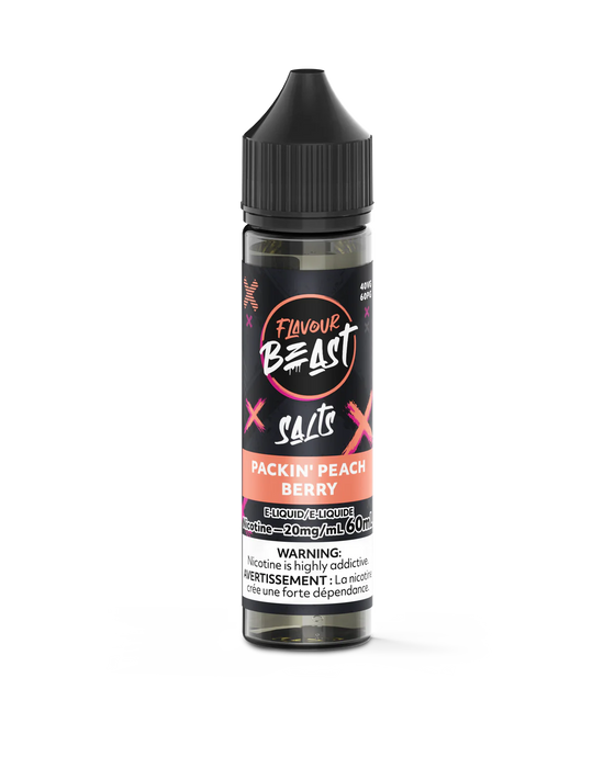 Flavour Beast Salt - Packin' Peach Berry 60ml