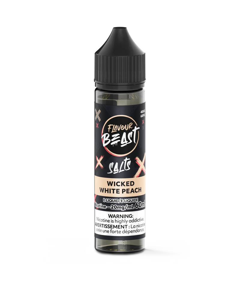 Flavour Beast Salt - Wicked White Peach 60ml