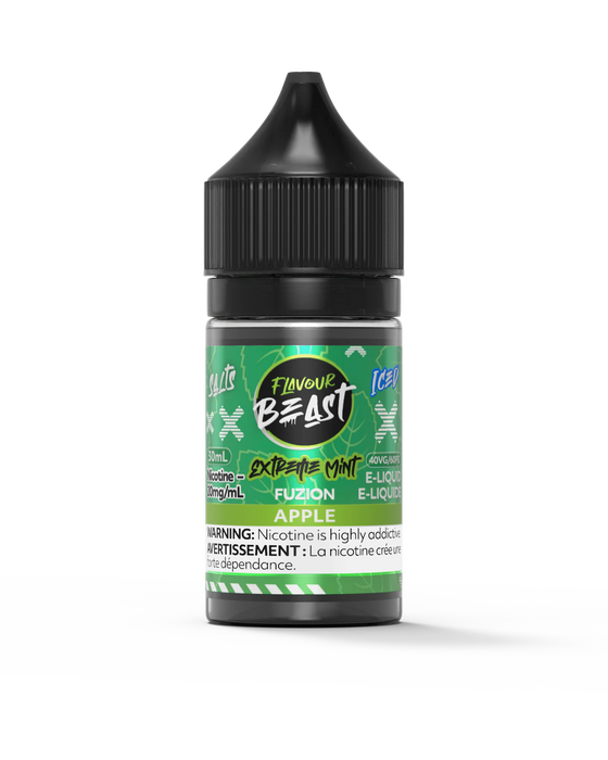 Flavour Beast Salt - Extreme Mint Fuzion Apple Iced 30ml