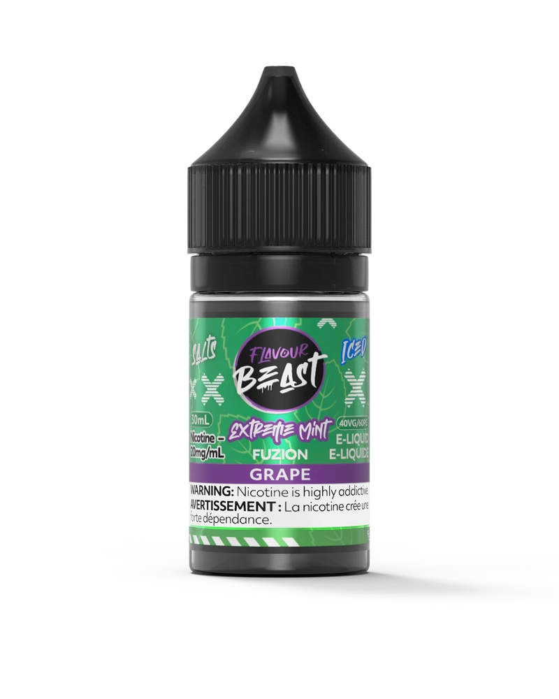 Flavour Beast Salt - Extreme Mint Fuzion Grape Iced 30ml