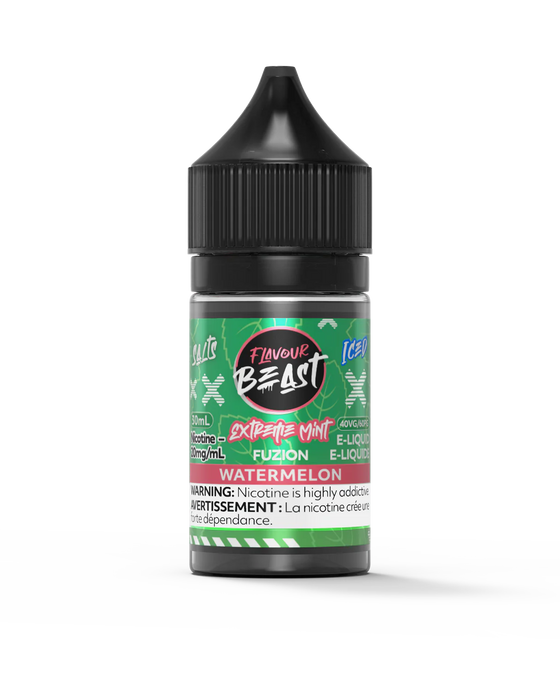 Flavour Beast Salt - Extreme Mint Fuzion Watermelon Iced 30ml