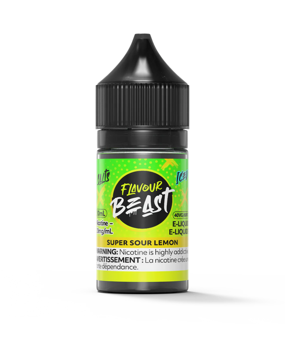 Flavour Beast Salt - Super Sour Lemon Iced 30ml