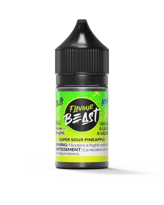 Flavour Beast Salt - Super Sour Pineapple Iced 30ml