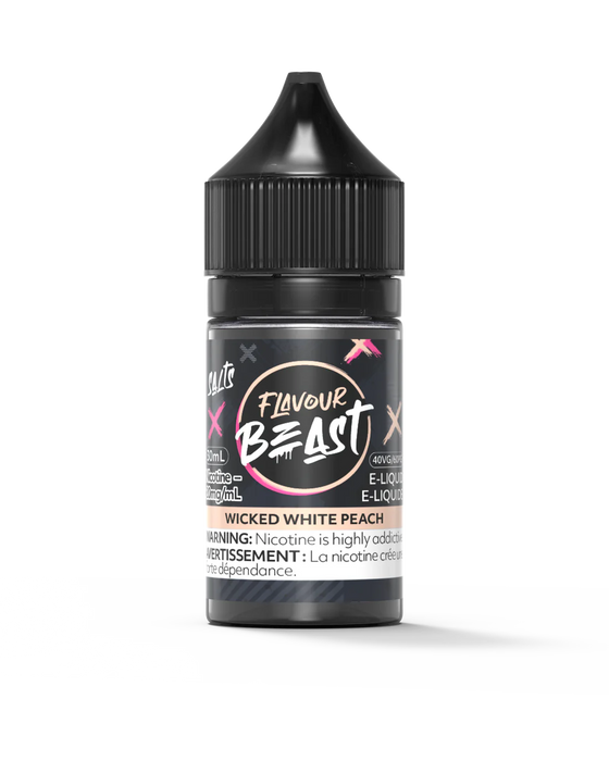 Flavour Beast Salt - Wicked White Peach 30ml