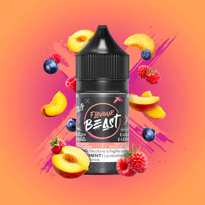 Flavour Beast Salt - Packin' Peach Berry 30ml