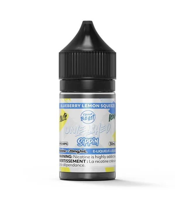 Flavour Beast Unleashed Sippin Salt - Epic Blueberry Lemon Squeeze Iced 30ml