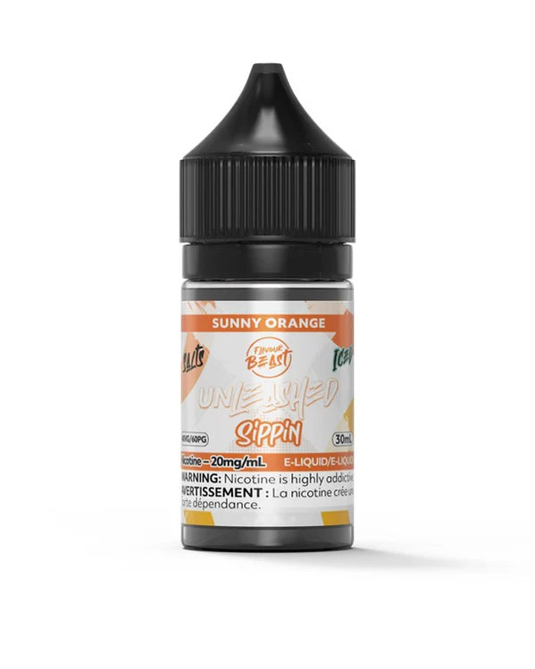 Flavour Beast Unleashed Sippin Salt - Epic Sunny Orange Iced 30ml