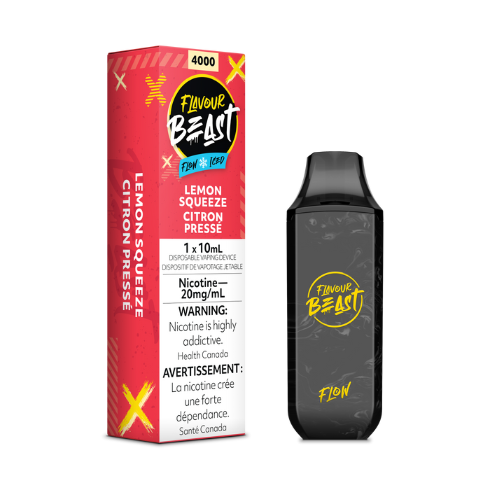 Flavour Beast Flow Disposable - Lemon Squeeze Iced 20mg