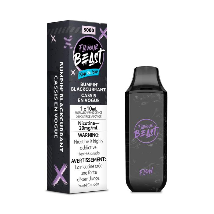 Flavour Beast Flow Disposable - Bumpin Blackcurrant Iced 20mg