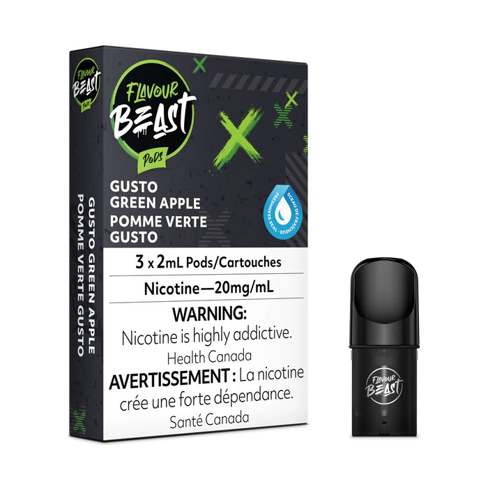 STLTH Pod Pack - Flavour Beast Gusto Green Apple