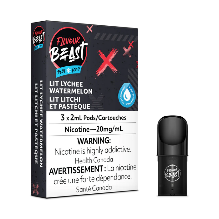 STLTH Pod Pack - Flavour Beast Lit Lychee Watermelon