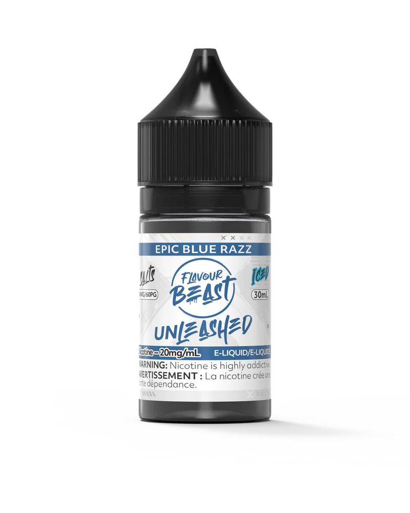 Flavour Beast Unleashed Salt - Epic Blue Razz Iced 30ml