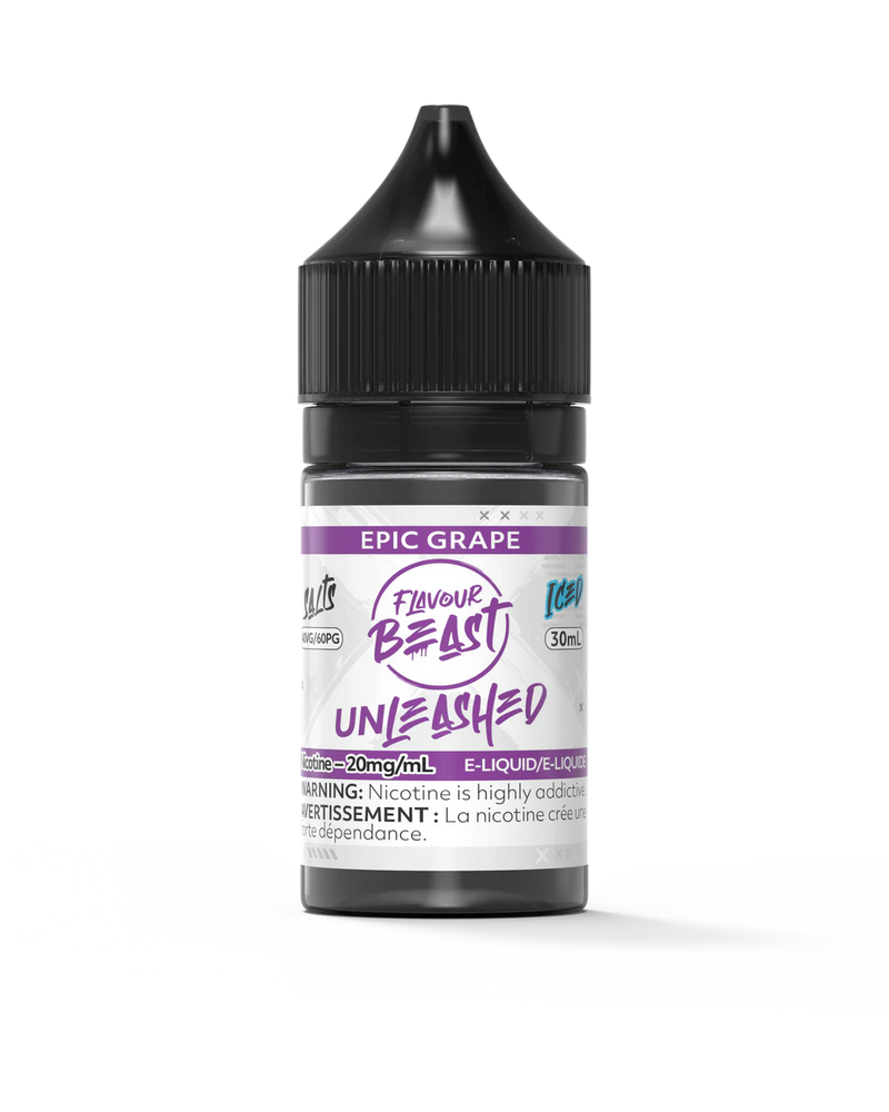 Flavour Beast Unleashed Salt - Epic Grape Iced 30ml